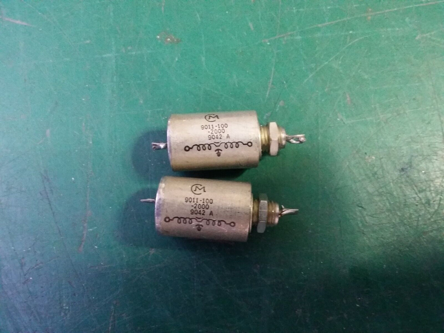 2pcs 0.47uF Feed Through Capacitor RF Power line Filter