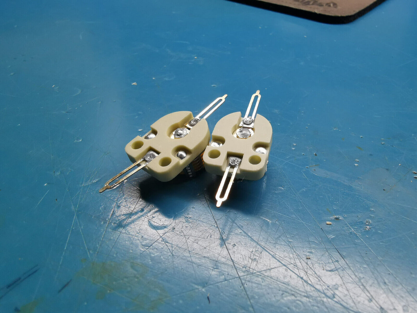 2pcs Marconi Variable Air Capacitor 3.5pF To 35pF