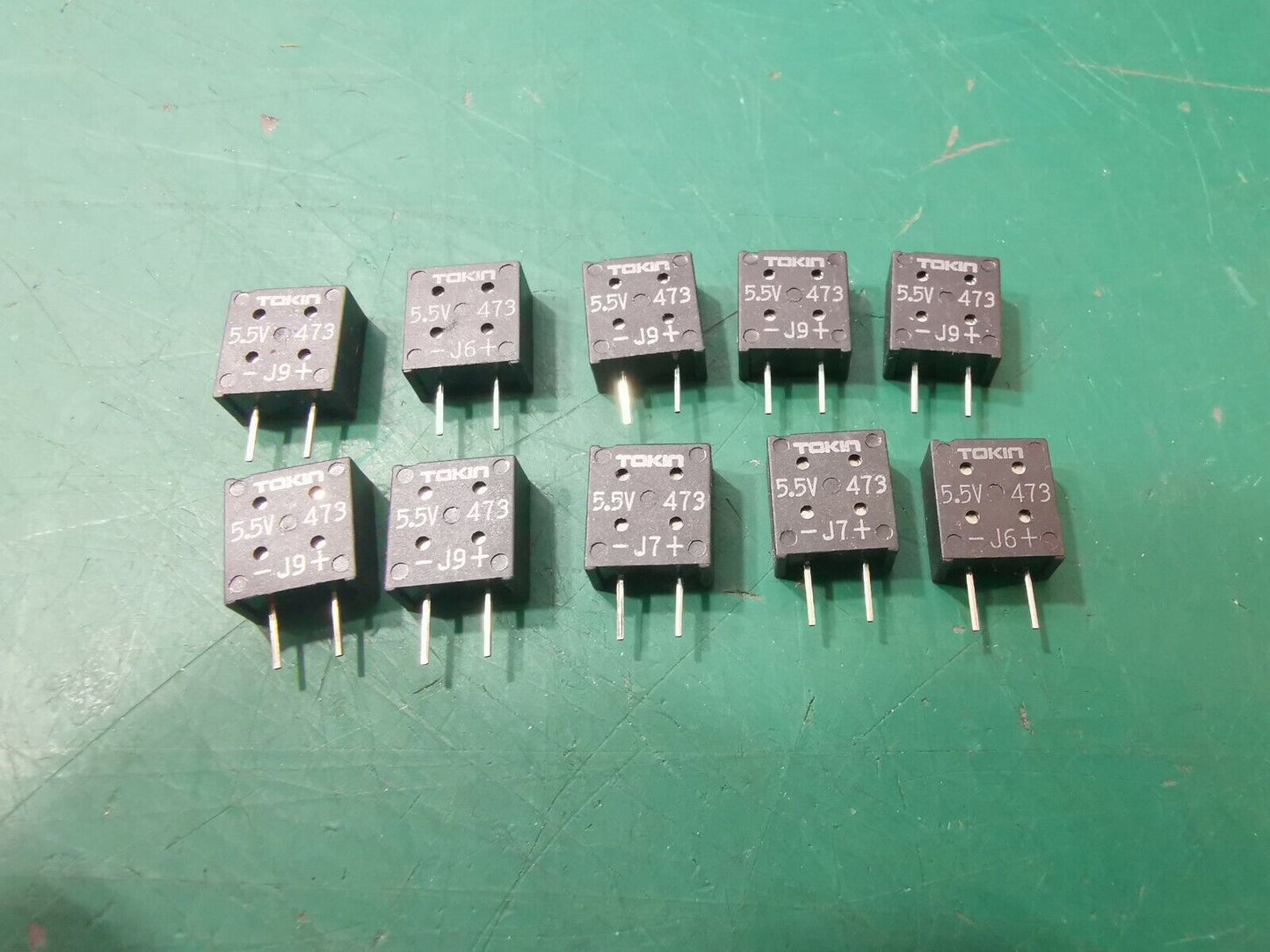 10pcs 0.047F 5.5v Memory Back Up Capacitor Genuine Tokin 47000uF From UK MOD