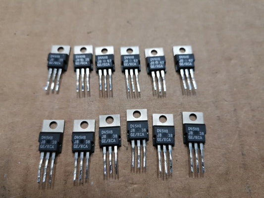 D44H8 And D45H8 Transistor Pairs 6 Pairs Genuine GE/RCA