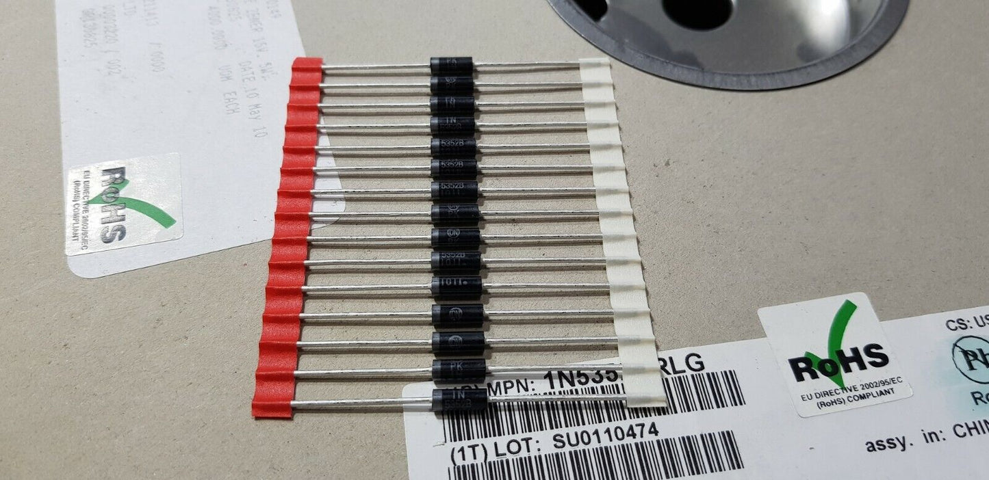 15V 5W Zener Diode 15pcs 1N5352B 15v Zener Diode 5W