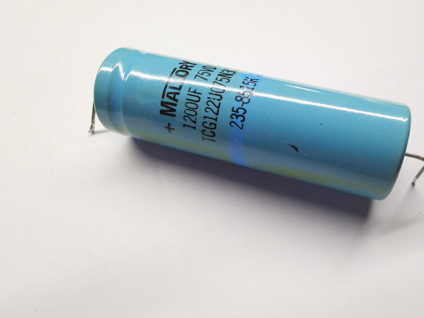 1200uF 75v Capacitor Genuine Mallory Axial