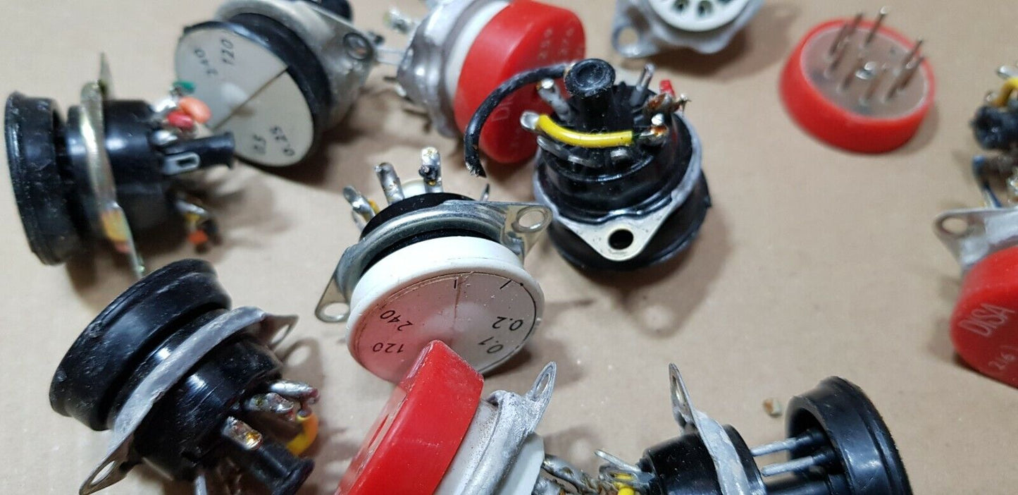 Vacuum Tube Socket Manual Voltage Selection Switch