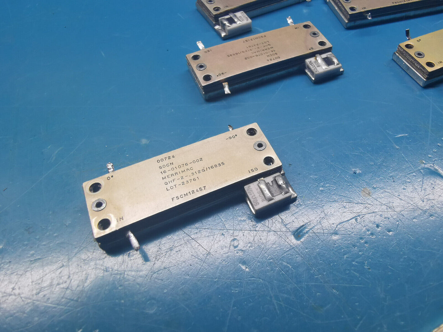 7pcs Merrimac FSCM 12457 90° RF Power Diveider / Combiner