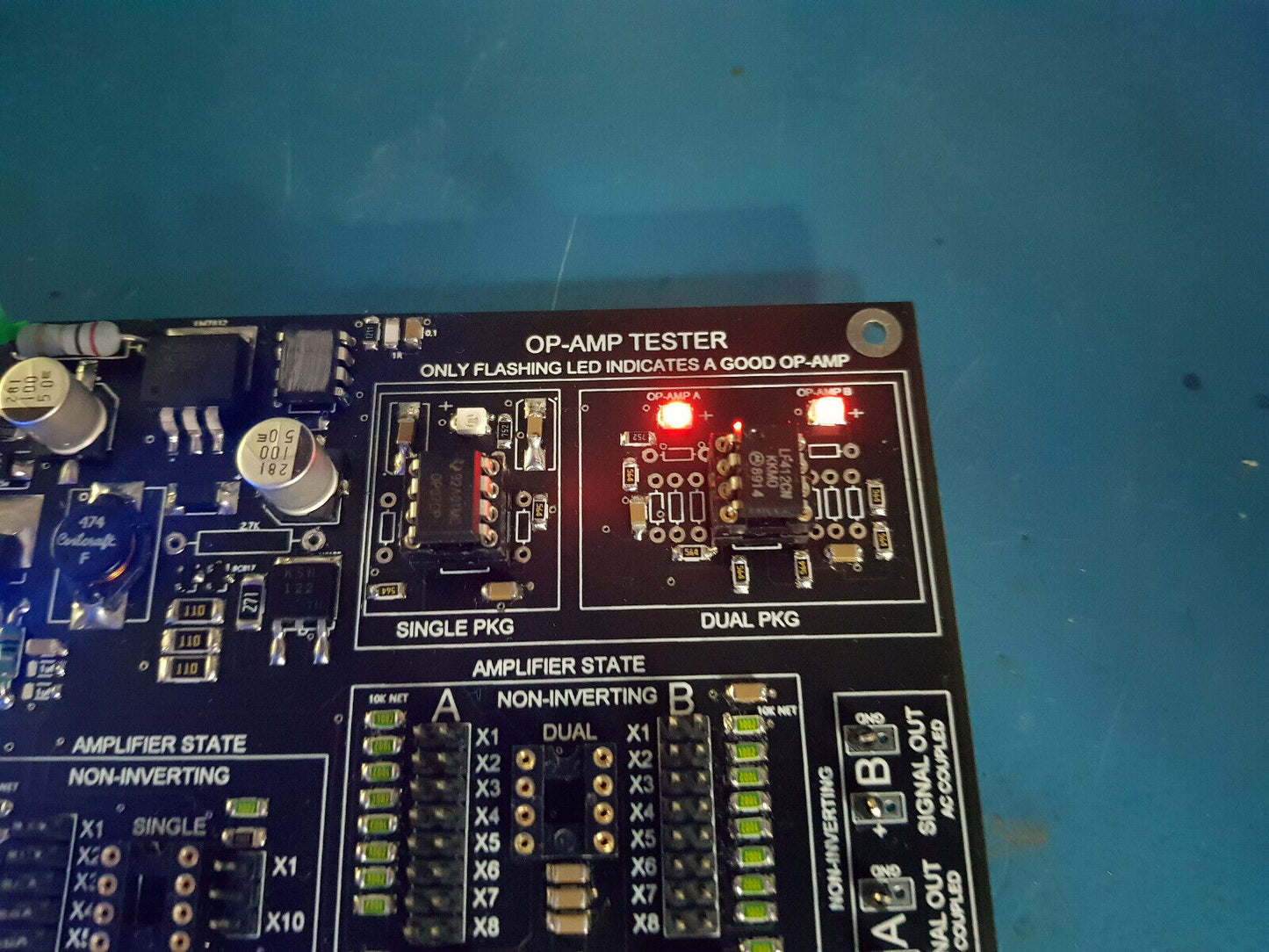 Op Amp Tester OT15S Buffer Testing Inverting And Non Inverting Amplifier Testing