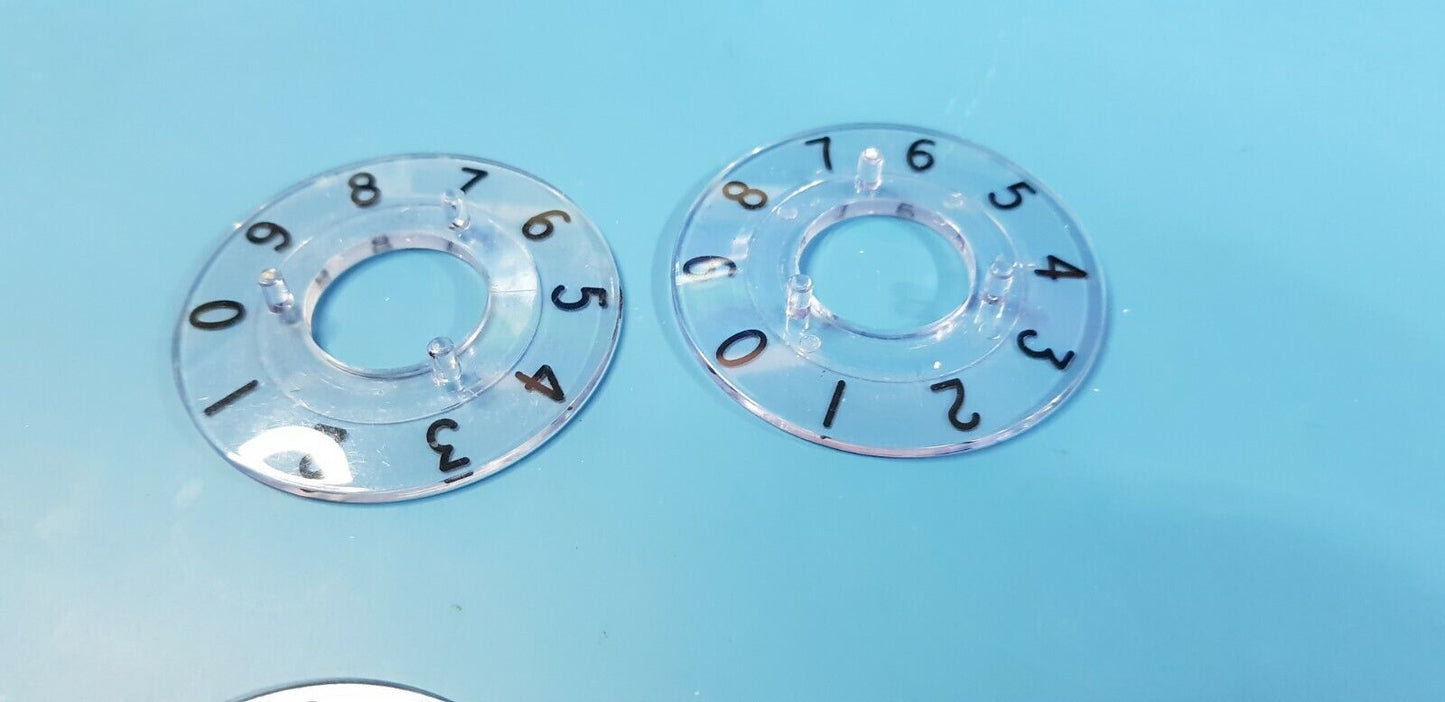 Elma Knob Numbering 0 To 9 4pcs