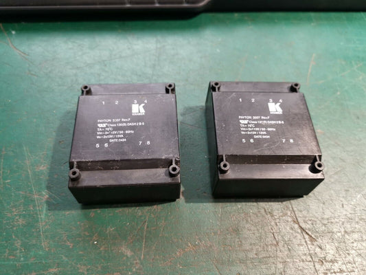 2pcs Encapsulated Transformer Paynton 3007 2 x 155v AC IN 2 x 13V 13VA Out