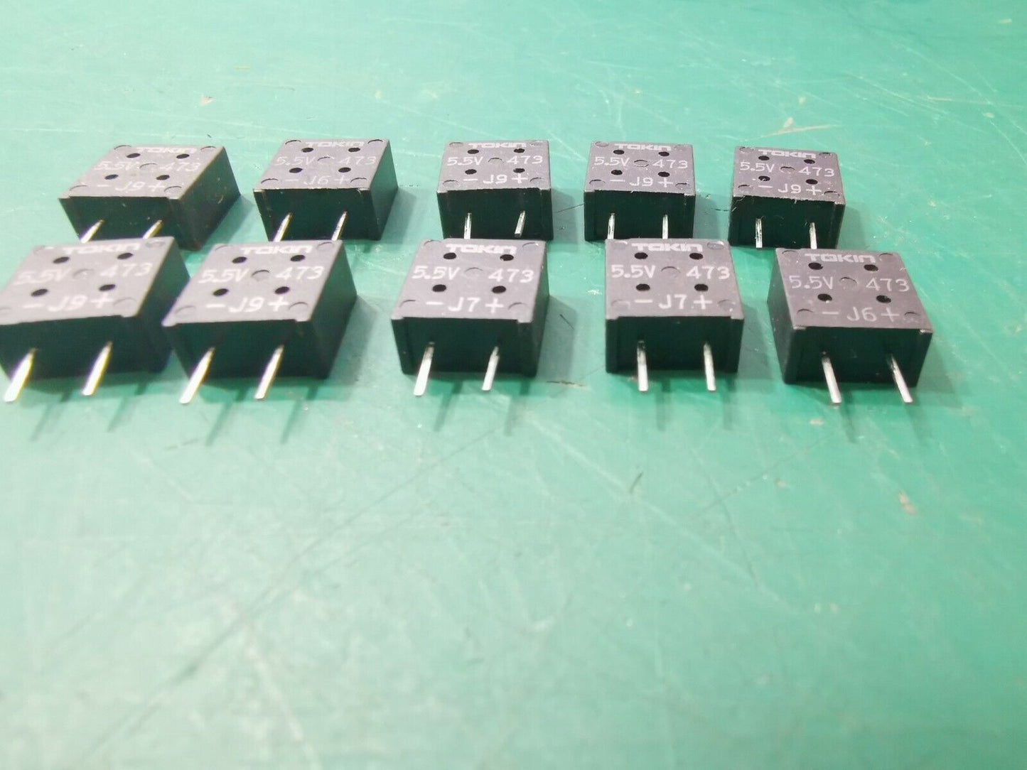10pcs 0.047F 5.5v Memory Back Up Capacitor Genuine Tokin 47000uF From UK MOD