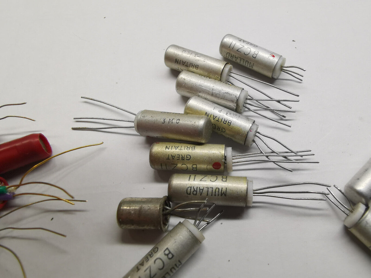 Vintage Mullard GET111 BCZ11 OC205 OC201 Transistor From Military Avionic OK