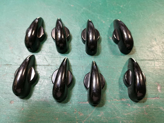 Stockli Chicken Head Knobs For 6mm Shaft Vintage Military Part 8pcs