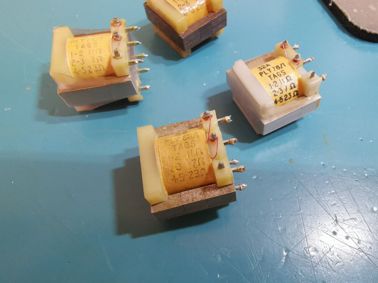4 x PLY 71/1 Signal Isolation Transformer 11 Ohm 7 Ohm 23 Ohm