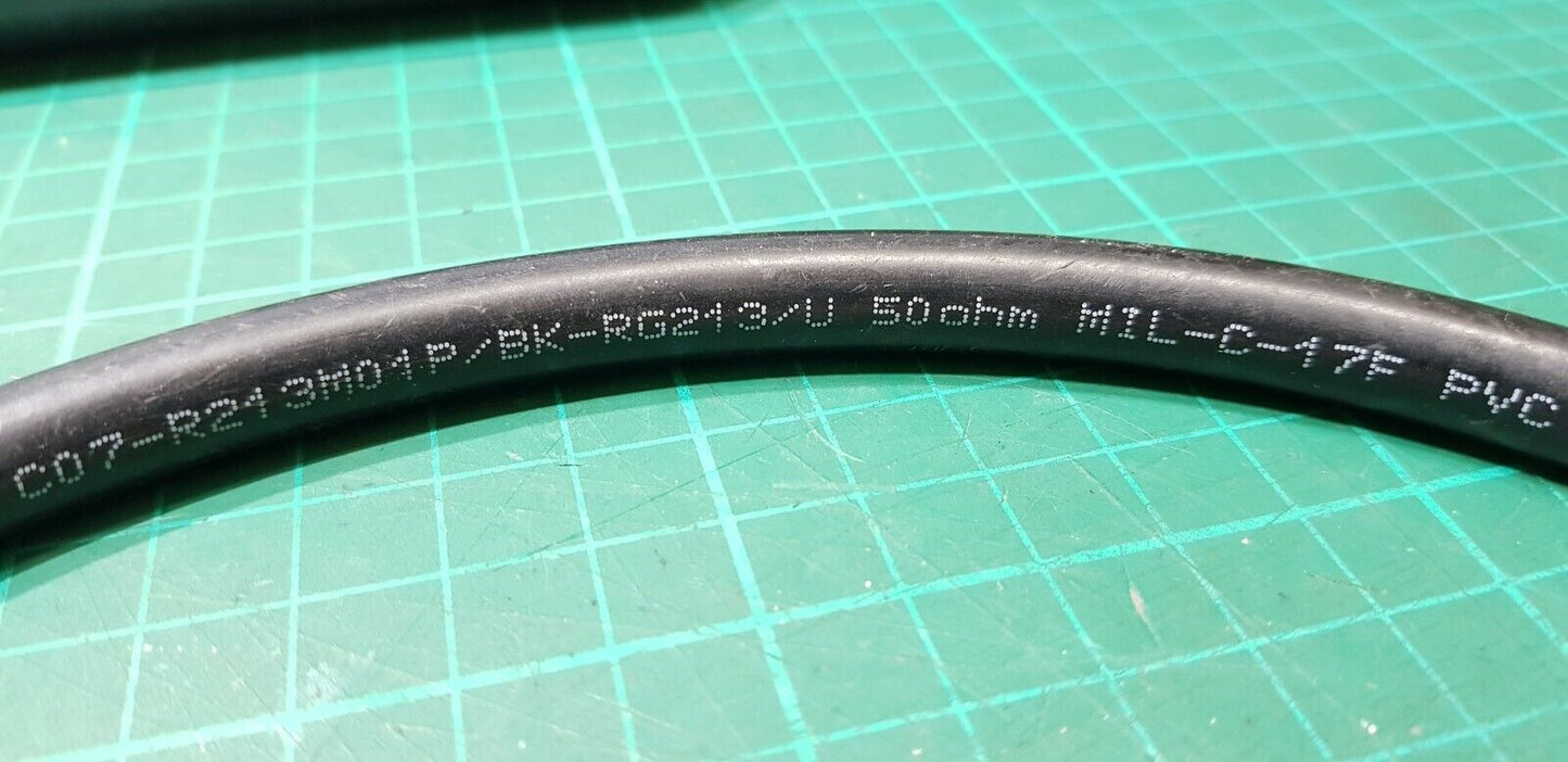 RG213 50 Ohms RF Cable With N Male And Female Connectors 53cm