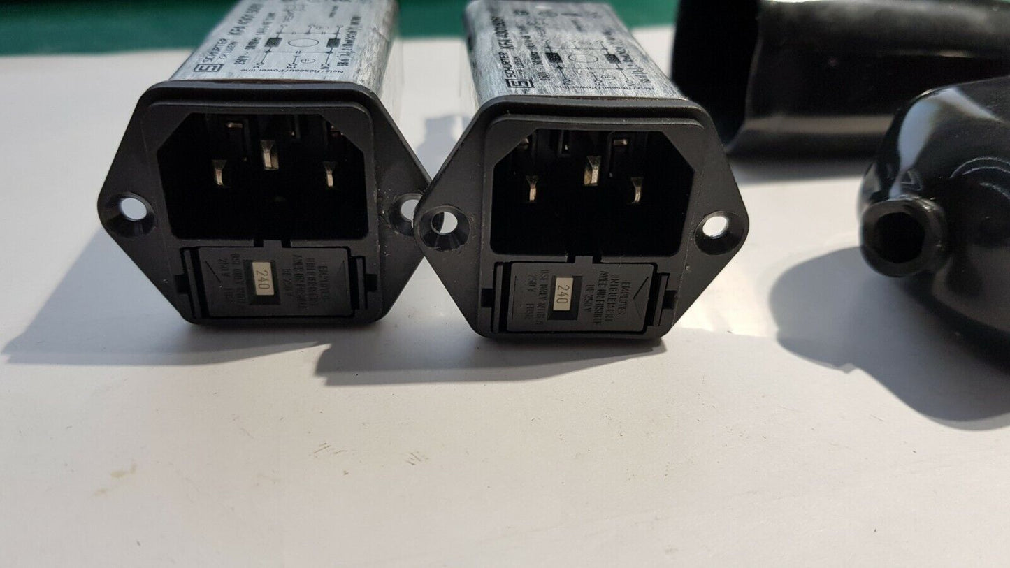EMI RFI Power Entry Modules Line EMI Filters Schurter KFA 4301.5051 1A 250v