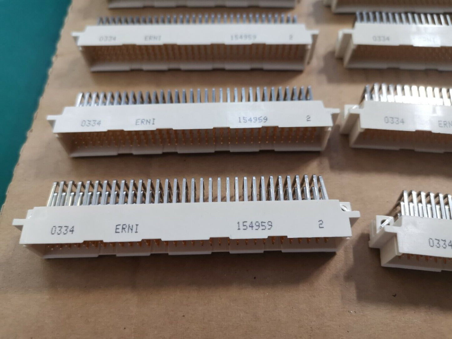 ERNI 128 Way 4 Row Straight DIN 41612 Connector PCB Mount