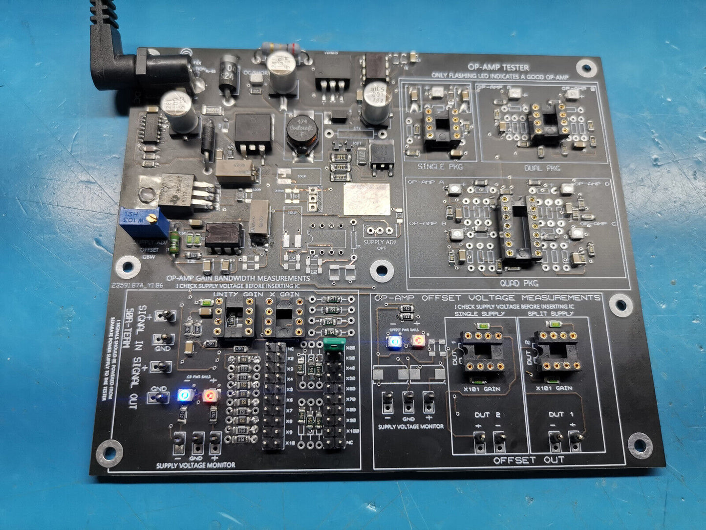 Op Amp Tester Offset Voltage Measurements Bandwidth Measurements