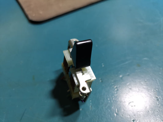 PED Series 80 Miniature lever Switche 4 x DPDT Spring Loaded At One End Black
