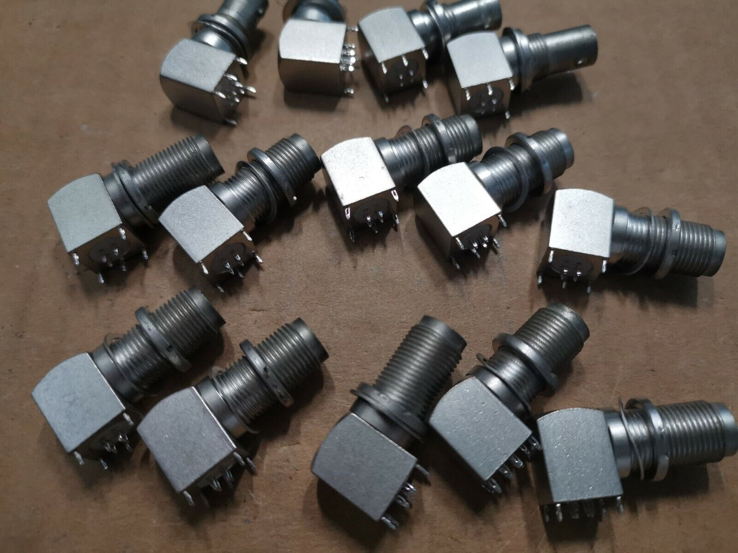 Quadax 4 pin RF Connector Joblot PCB Mount Military Part