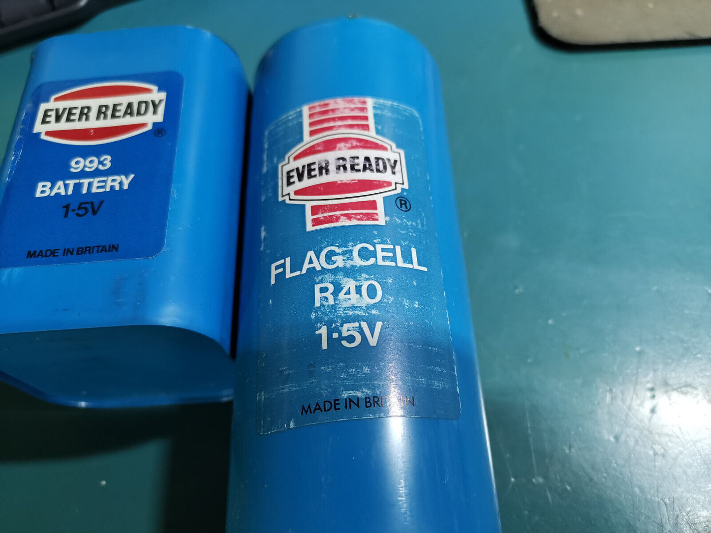Vintage Ever Ready 1.5v 993 Battery  Ever Ready Flag Cell R40