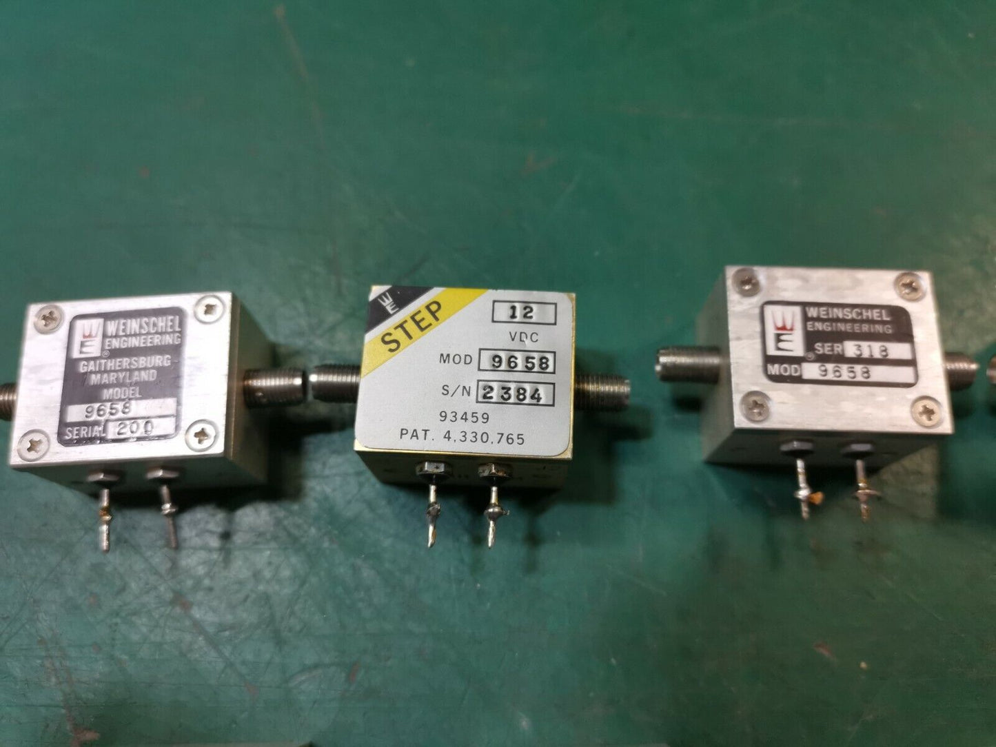 Weinschel 9658 Step Attenuator Joblot 25dB 12V