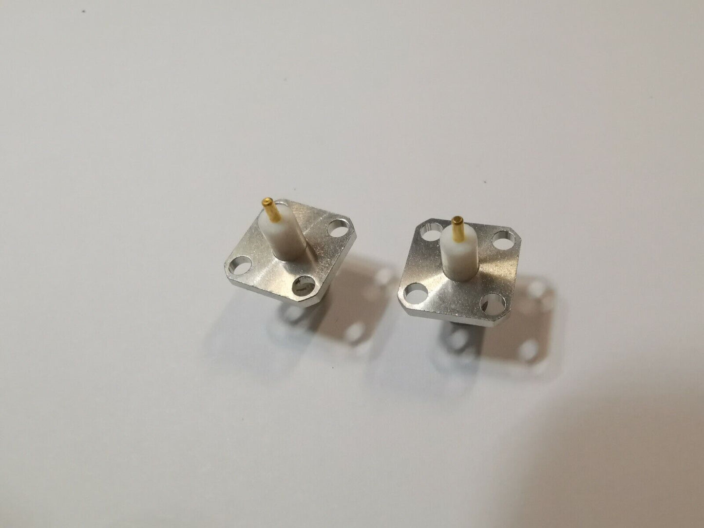 50 Ohms SMA Panel Mount Jack  IMS GmbH  WHITE BRONZE