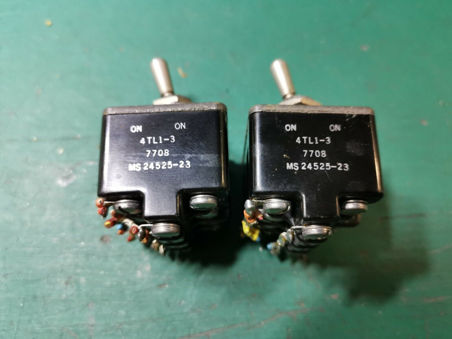 4 Pole Toggle Switch 15A  ON ON Type Military Part 4TL1-3 15A 28V 1PC