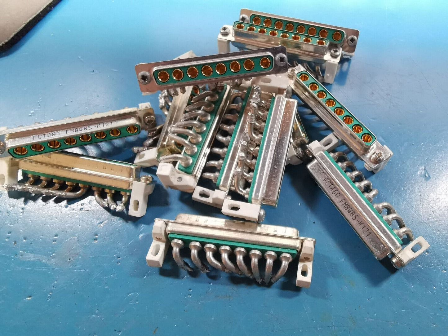 13PCS 8 Pin D Sub High Current Connector Female FCT Molex FM8W8S