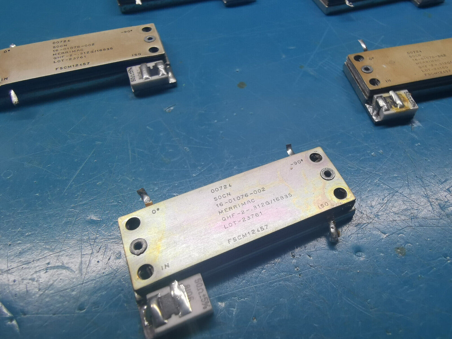 7pcs Merrimac FSCM 12457 90° RF Power Diveider / Combiner