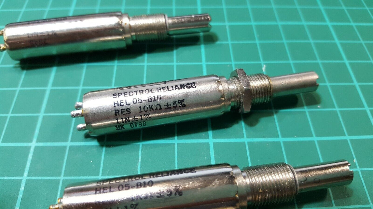 5pcs 1K 5K 10K Potentiometer Multi Turn 10 Turn potentiometer