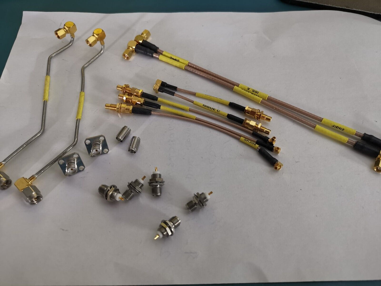 RF Coaxial Cable And Connector Joblot SMA to SMC SMC to SMC Micro MMX to SMC