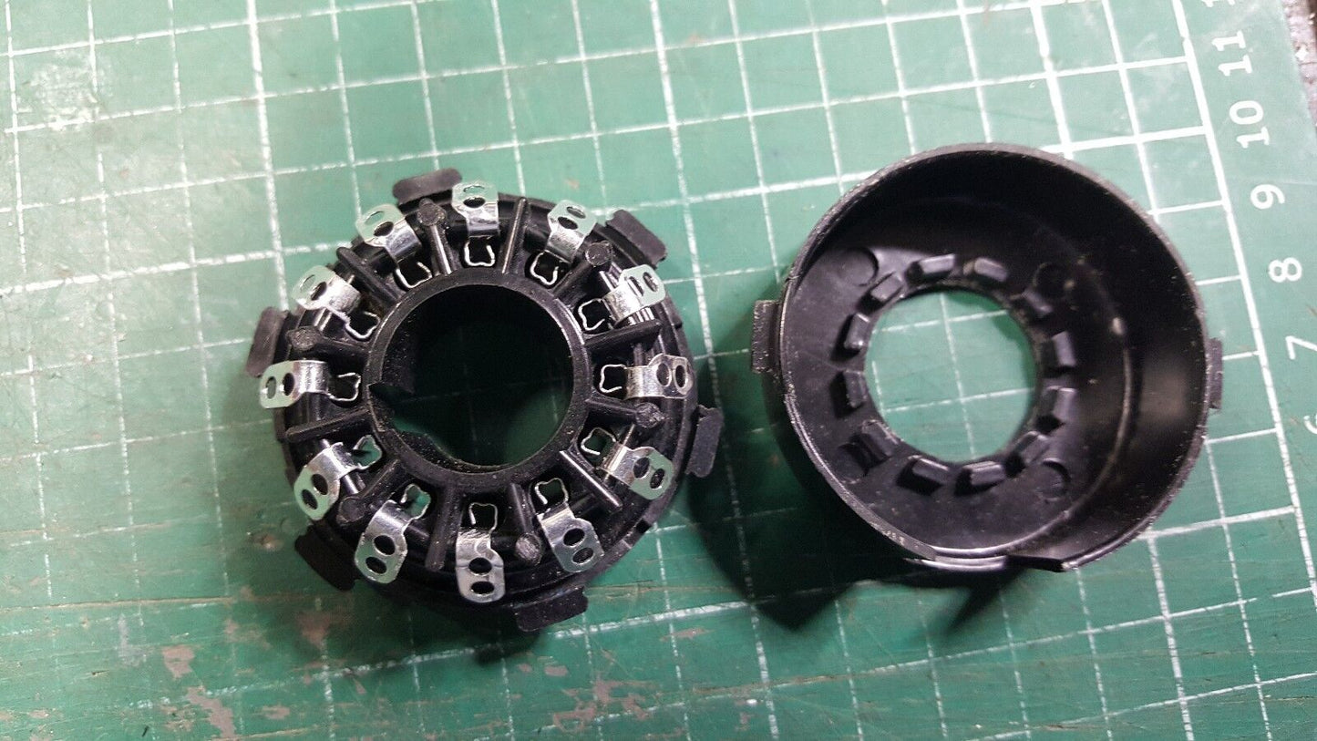 Vintage 12 Pin Socket  B12 CRT Socket For DG7-32 Amphenol  , 2 pcs