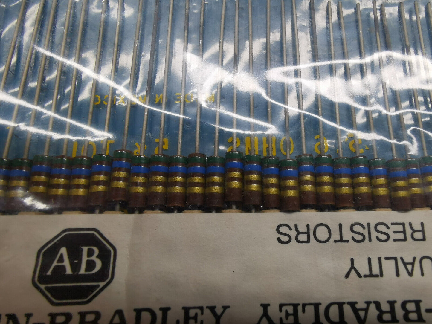150pcs Allan Bradley Carbon Composite Resistor  3 Values 5.6R 12R 15R  0.5W