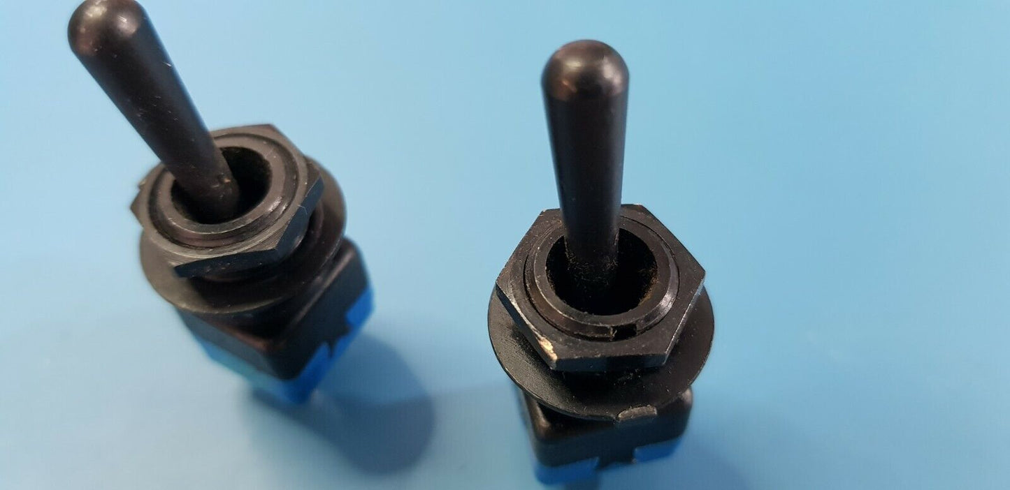 2pcs APEM Toggle Switches Mil Spec ON ON or ON OFF DPDT Toggle Switch