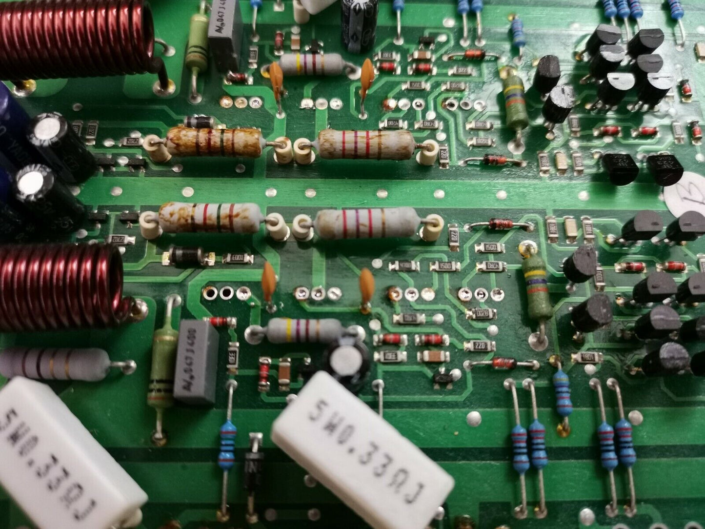 AV Digital 2XV200 Variodyn D1 Power Amplifier Board Missing Transistors