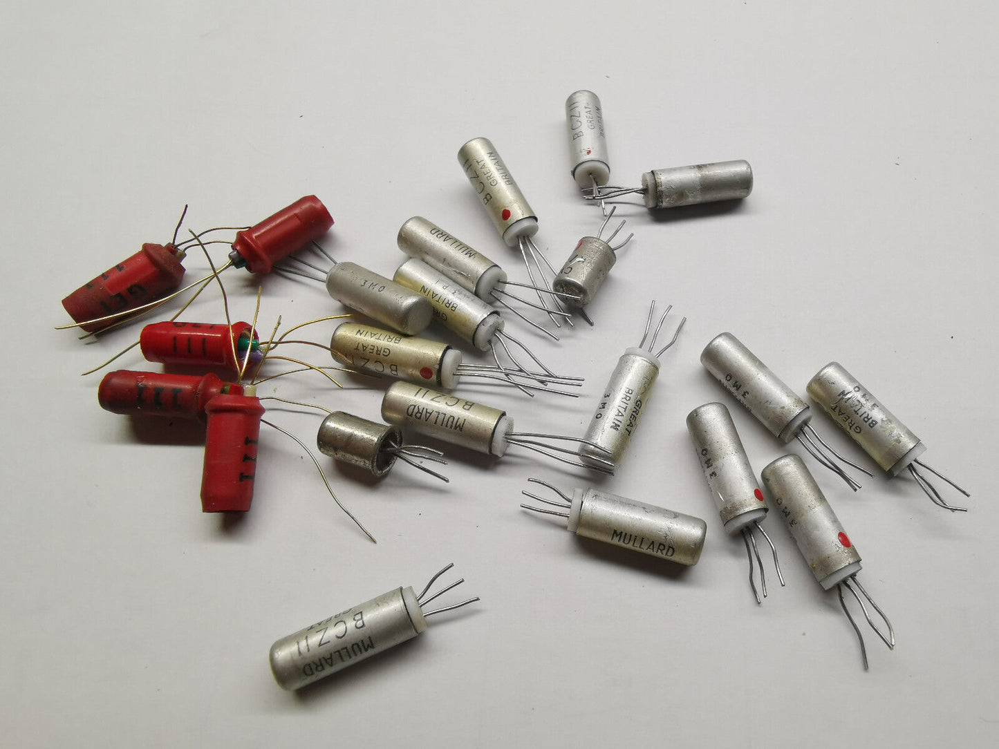 Vintage Mullard GET111 BCZ11 OC205 OC201 Transistor From Military Avionic OK