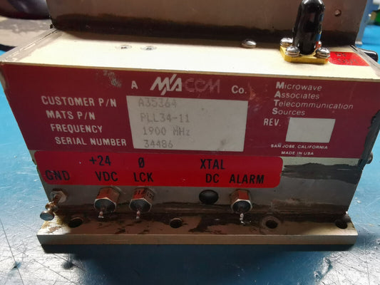 1.9GHz Cavity Oscillator Module From UK Military Hanger 1900MHz Oscillator