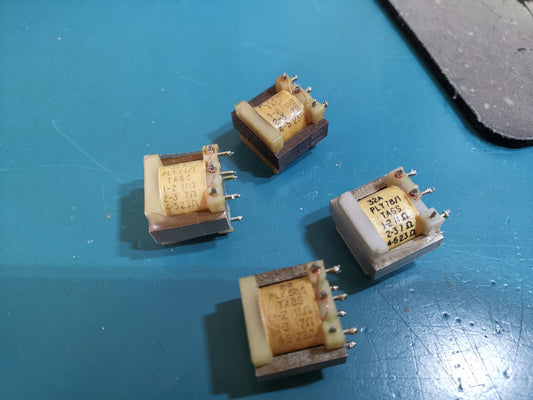 4 x PLY 71/1 Signal Isolation Transformer 11 Ohm 7 Ohm 23 Ohm