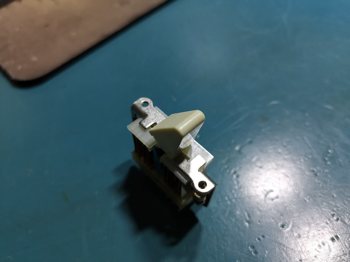 PED Series 80 Miniature lever Switche 4 x DPDT Spring Loaded At One End Baige