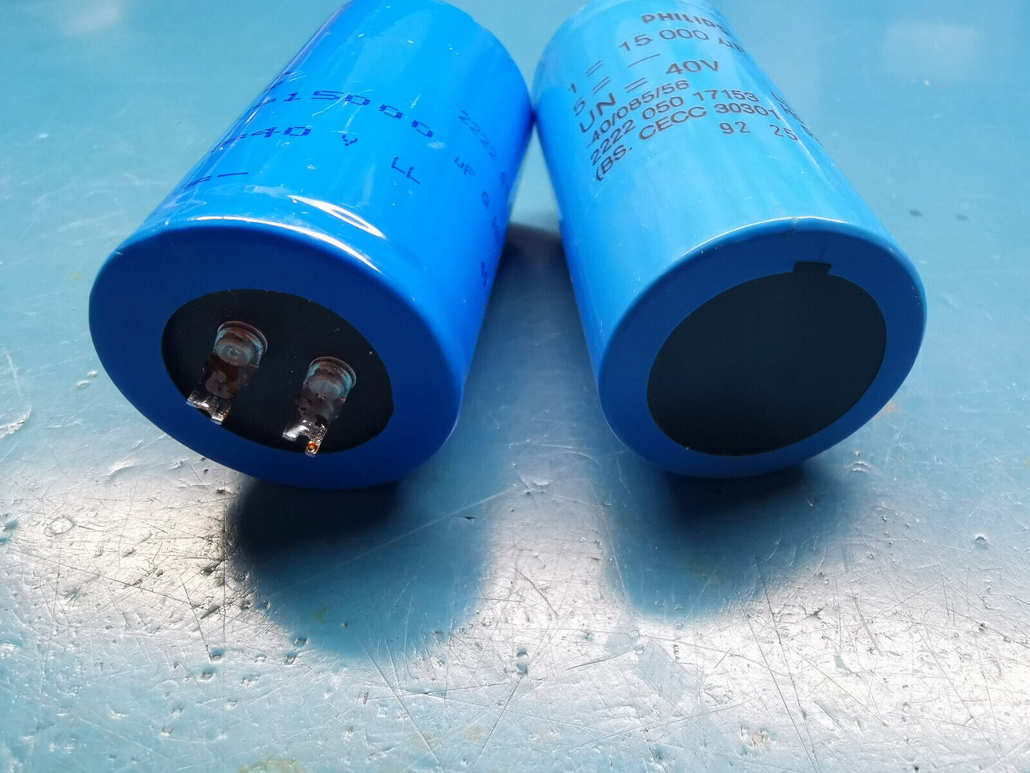2pcs 15000uF 40v Capacitor High Current Philips And Vishay