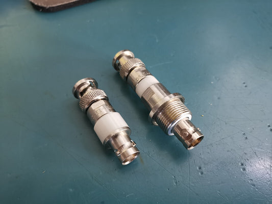 BNC To Triaxial Connector RF Adapter Between Series  Trompeter / Cinch