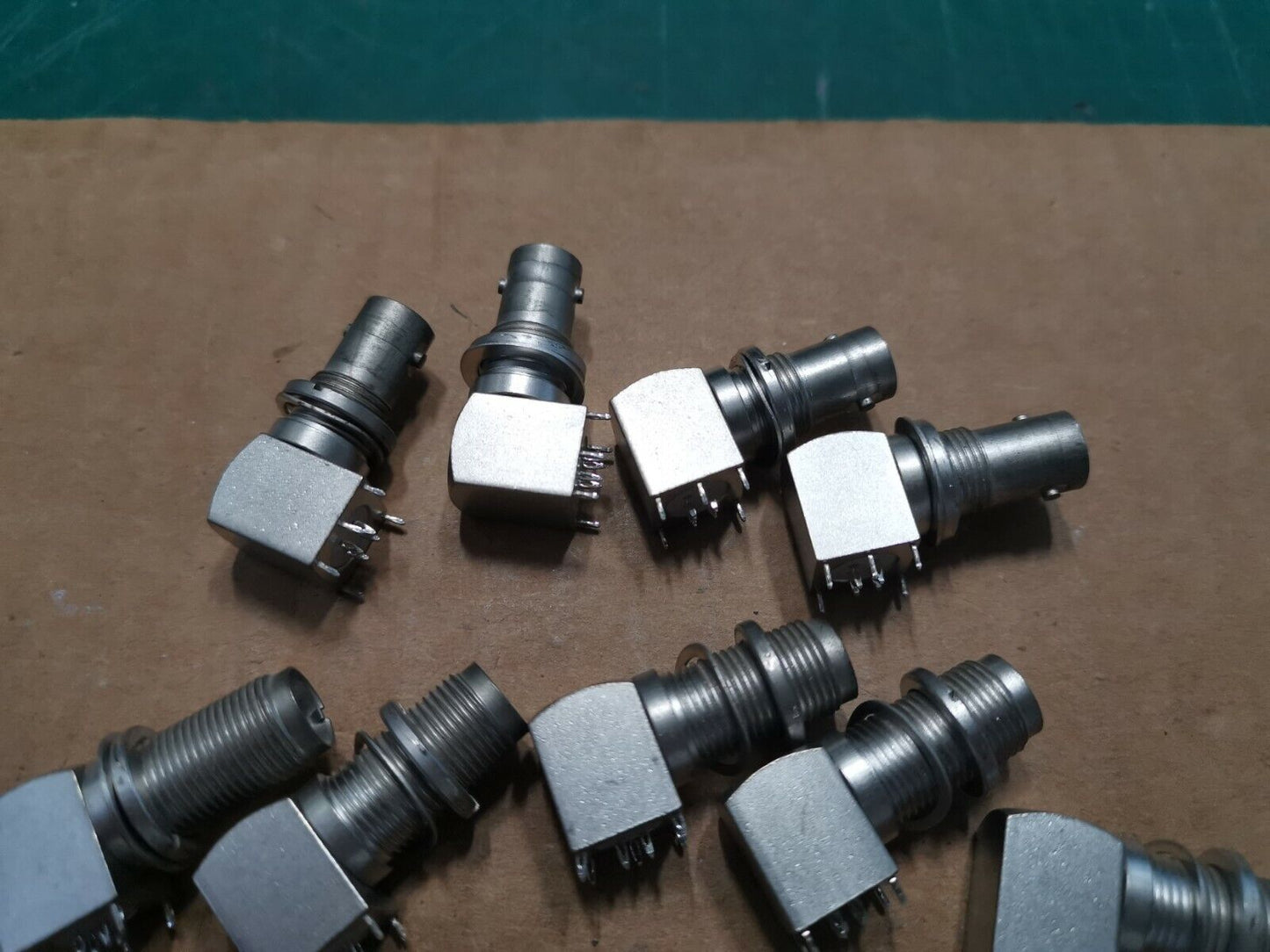 Quadax 4 pin RF Connector Joblot PCB Mount Military Part
