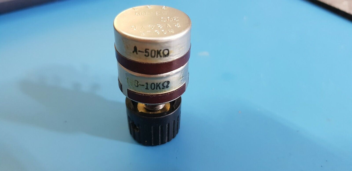 Noble Dual Gang Potentiometer 10K and 50K