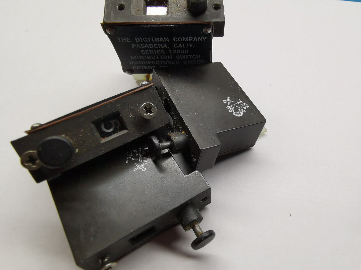 Military Push Putton Digital Count Switch
