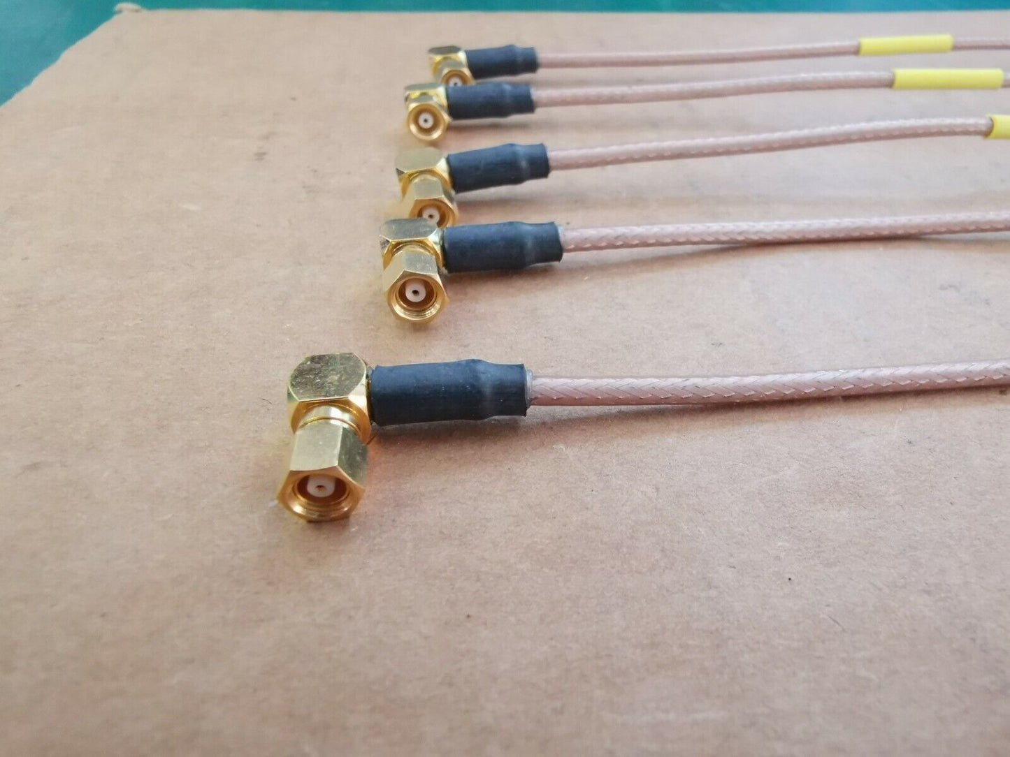 5PCS SMC Female Jack To SMC Female Jack RF Cables Telegartner 18cm