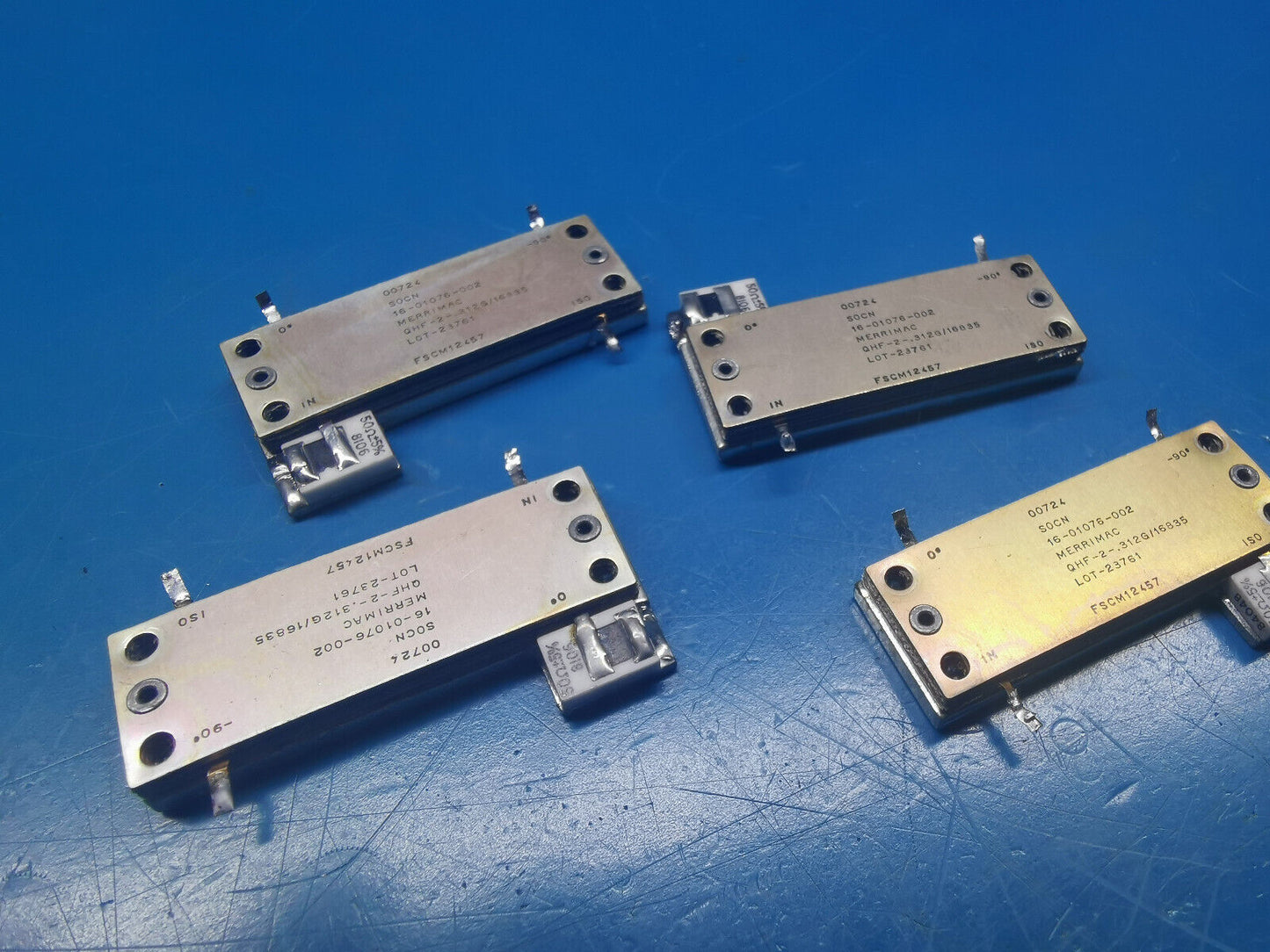 7pcs Merrimac FSCM 12457 90° RF Power Diveider / Combiner