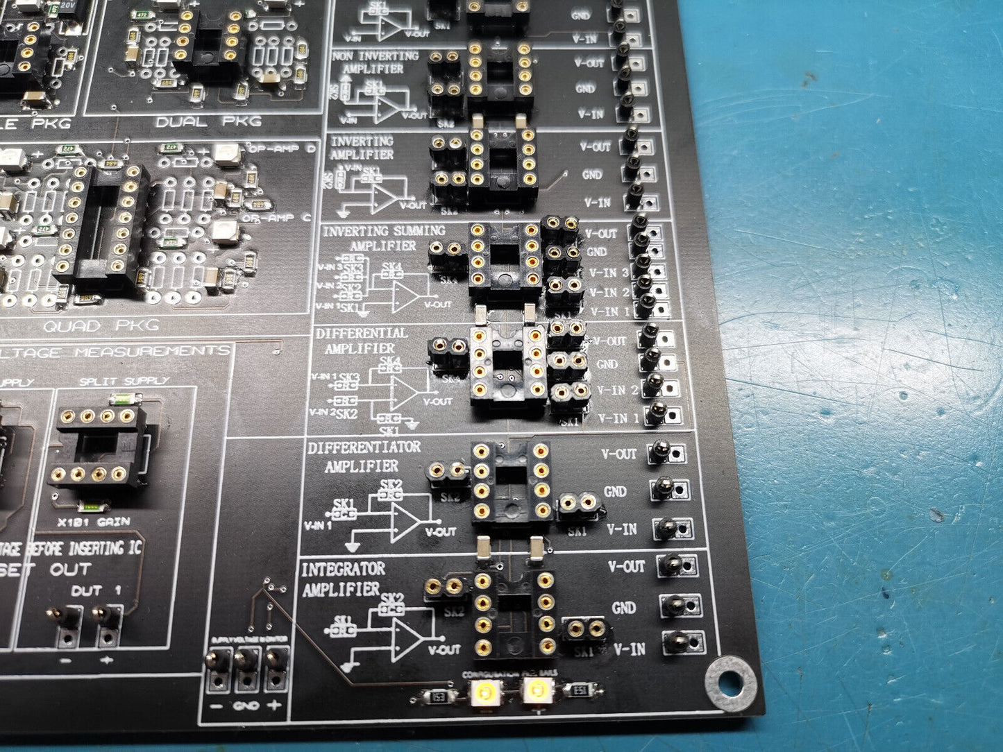 Op Amp Tester OTC12 Offset Voltage / Bandwidth Measurements Configuration Tester