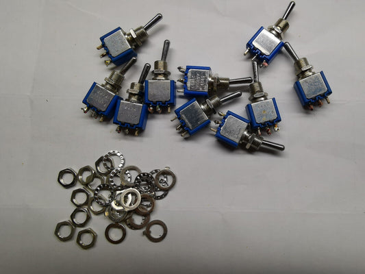 10pcs Genuine Apem 5636 Toggle Switch ON ON Type