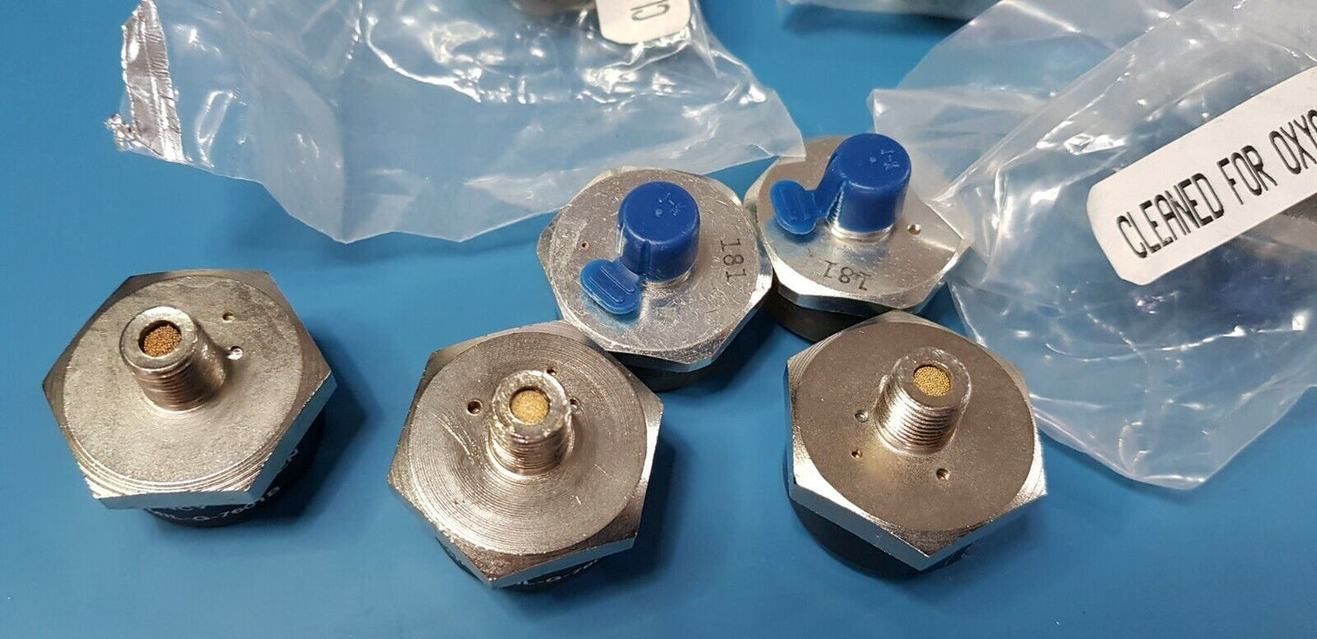 9pcs Oxygen Gauge Military Part  0 To 2500 Joblot