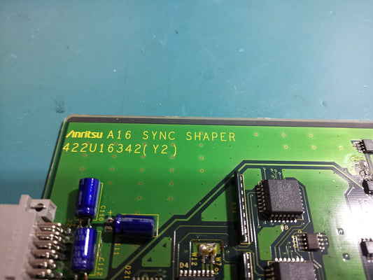High Speed Sync Shaper Board  Anritsu Part