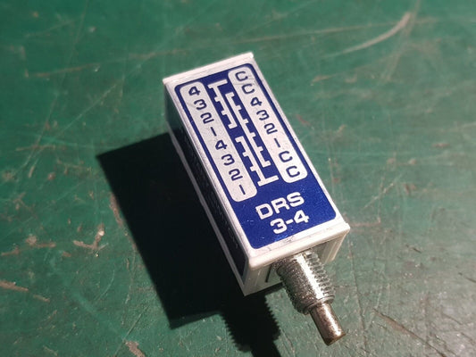 Dip Rotary Switch 3 Pole 4 Position DRS3-4 knitter Audio Grade