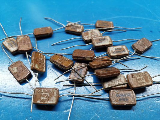 20pcs 68pF Capacitor 500v Silver Mica Capacitor From UK MOD 10%